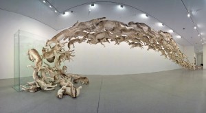 "Head On" Wolf Exhibit by Cai Guo-Qiang