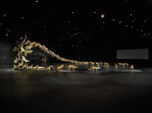 "Head On" Wolf Exhibit by Cai Guo-Qiang